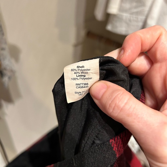 J Crew Wool Blend Buffalo Plaid Skirt Size 12 - Picture 9 of 14